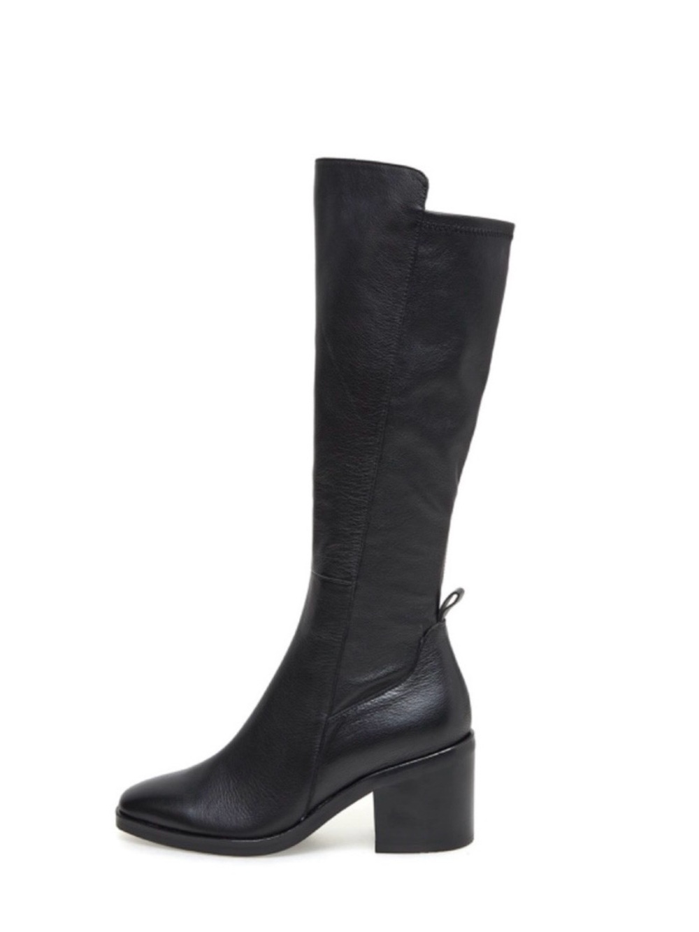 NWT Anthropologie SILENT D NEEM Black Leather Boot